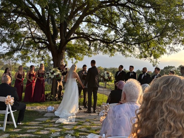 Real wedding ceremony officiated by Minister Weddings