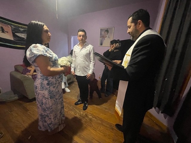 Real wedding ceremony officiated by Minister Weddings