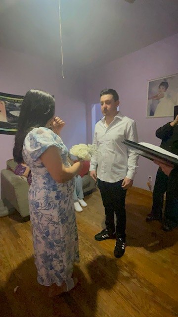 Real wedding ceremony officiated by Minister Weddings