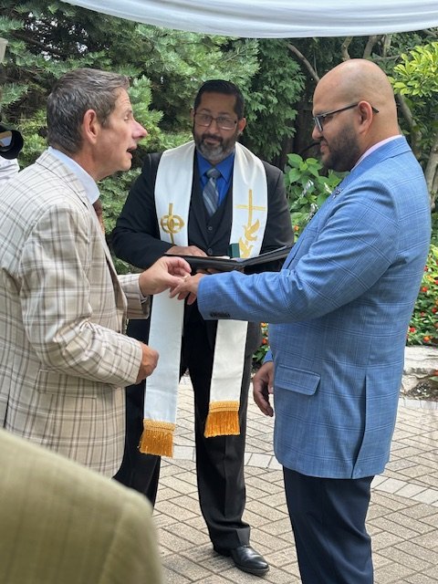 Real wedding ceremony officiated by Minister Weddings
